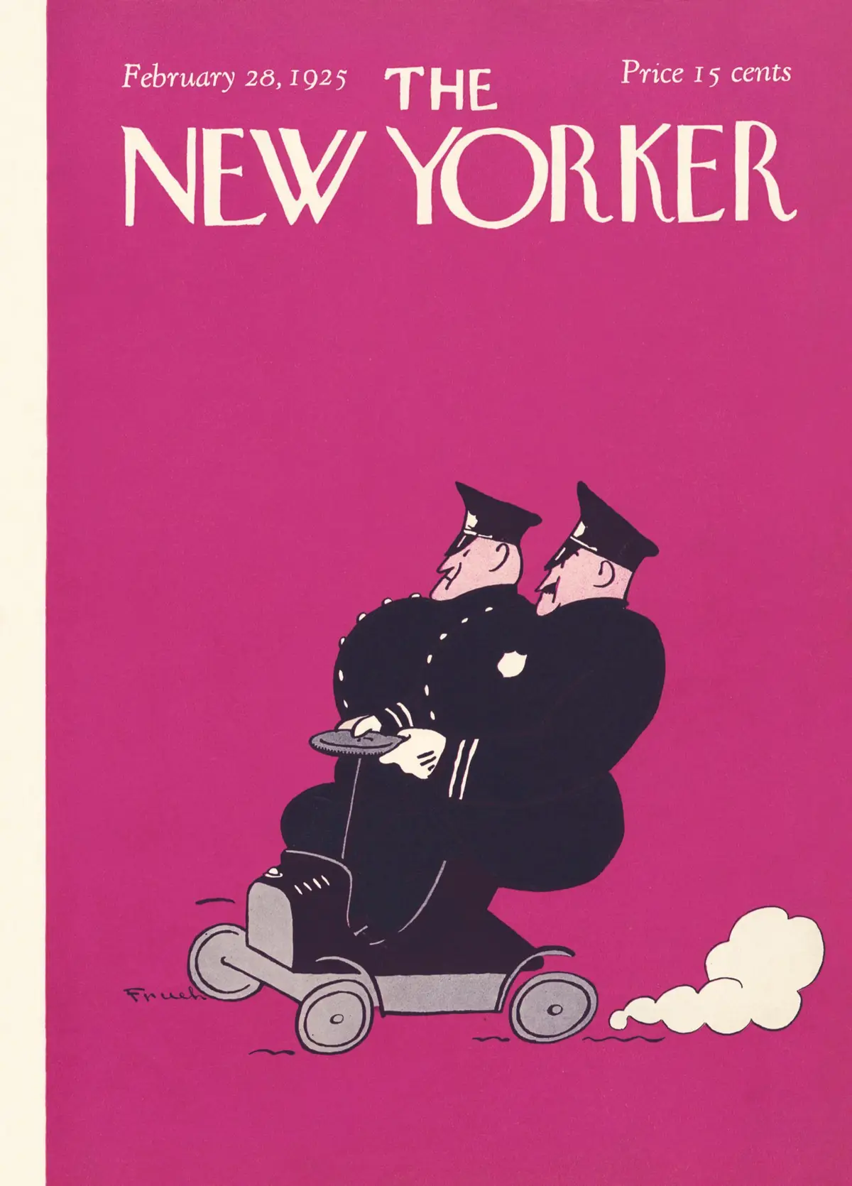 Обложка The New Yorker, 28 февраля 1925, художник Альфред Фрю