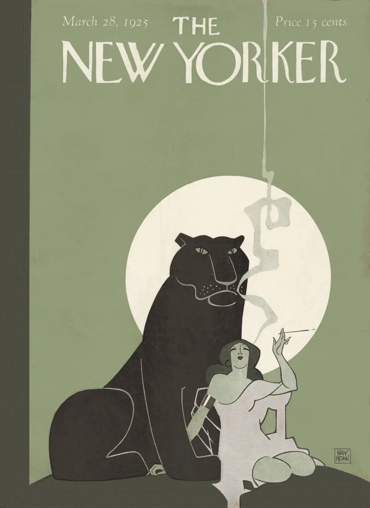 Обложка The New Yorker, 28 марта 1925, художник Рой Рон
