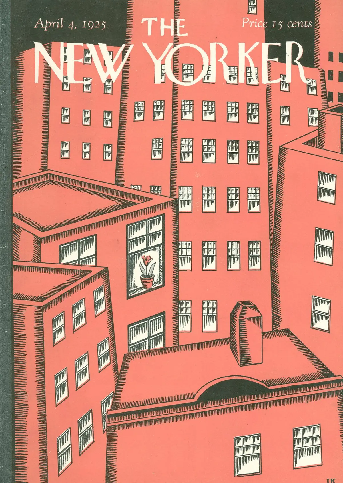Обложка The New Yorker, 4 апреля 1925, художник Илонка Карас