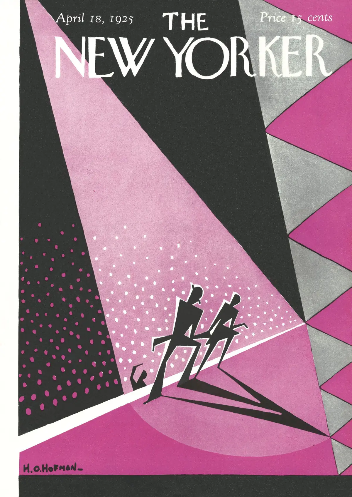 Обложка The New Yorker, 18 апреля 1925, художник Х. О. Хофман