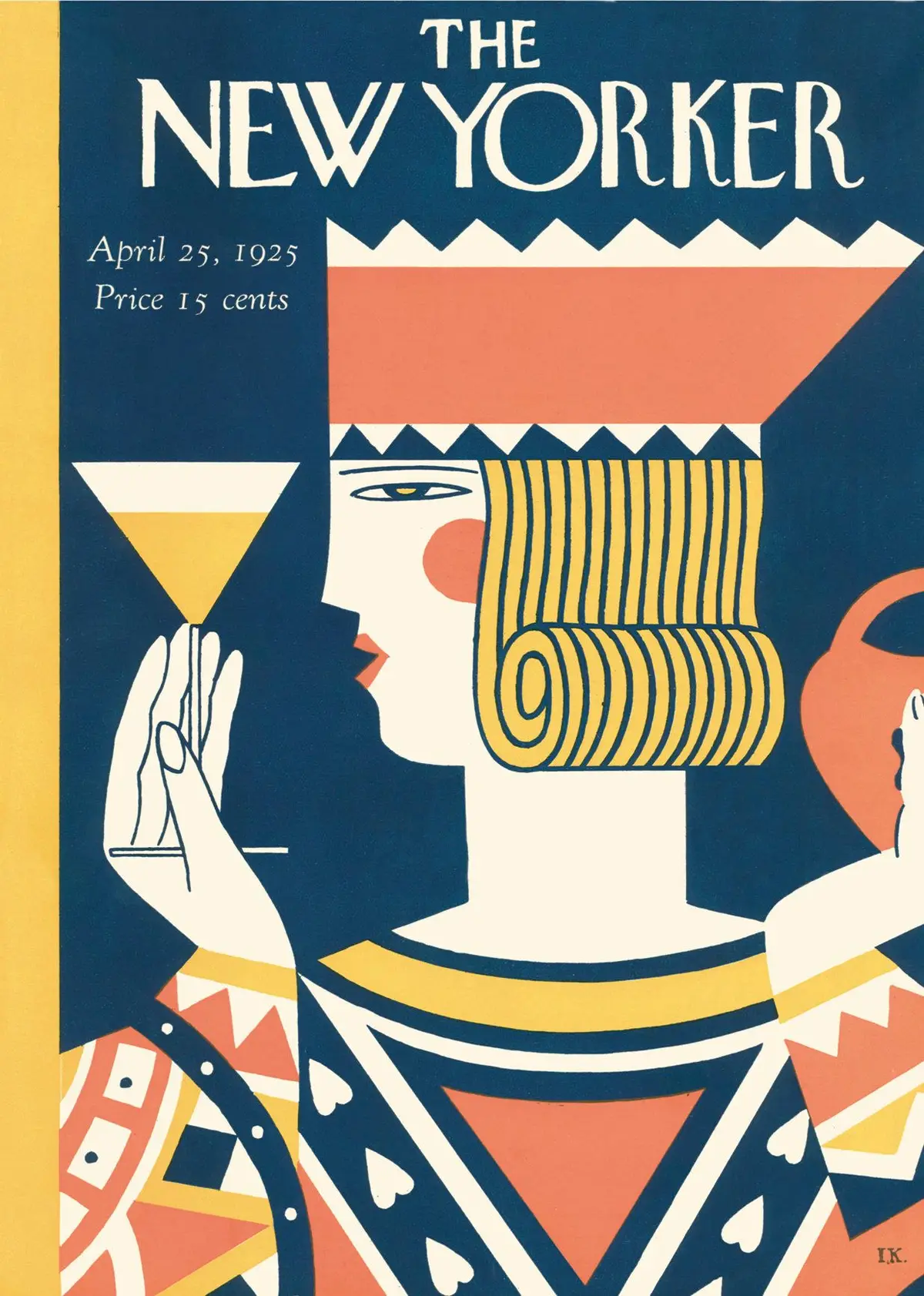 Обложка The New Yorker, 25 апреля 1925, художник Илонка Карас