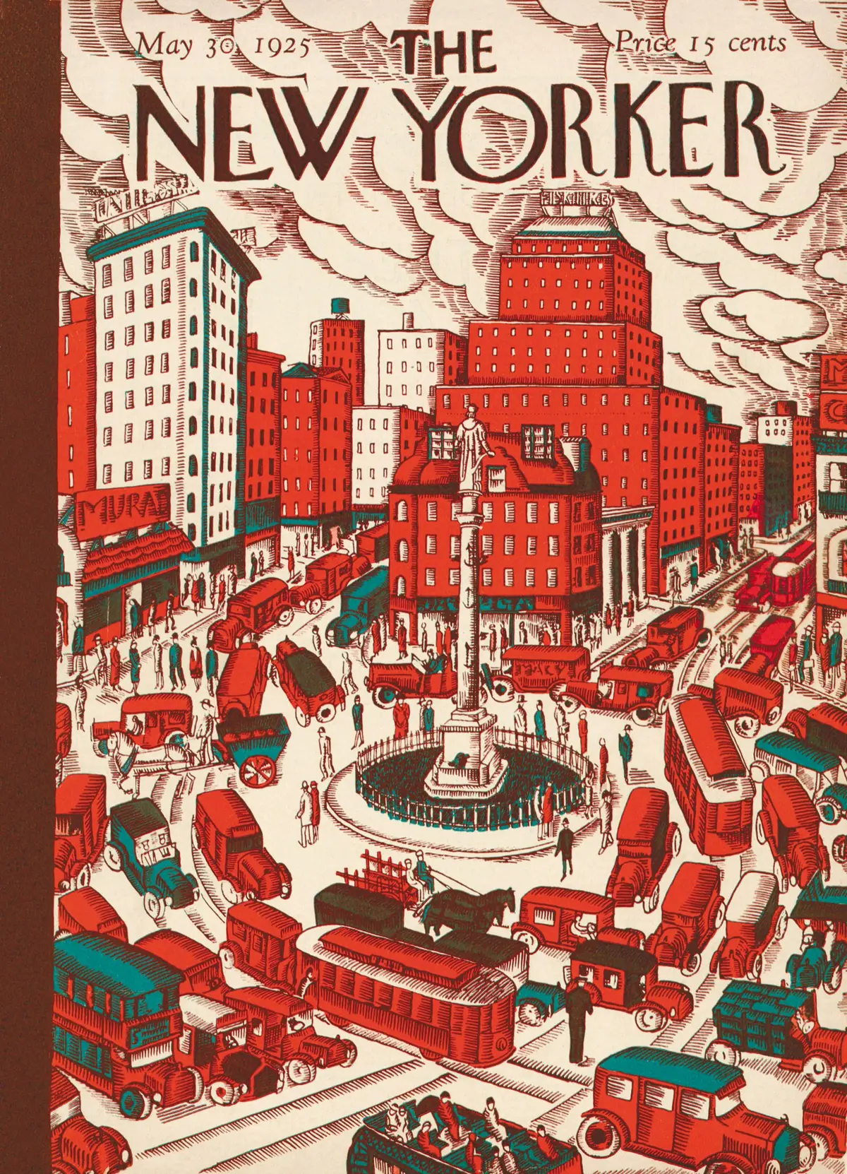 Обложка The New Yorker, 30 мая 1925, художник Илонка Карас