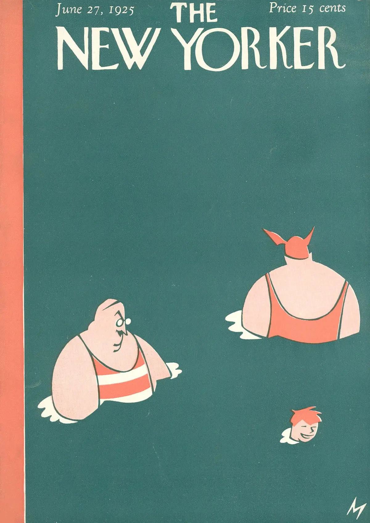 Обложка The New Yorker, 27 июня 1925, художник Джулиан де Миски