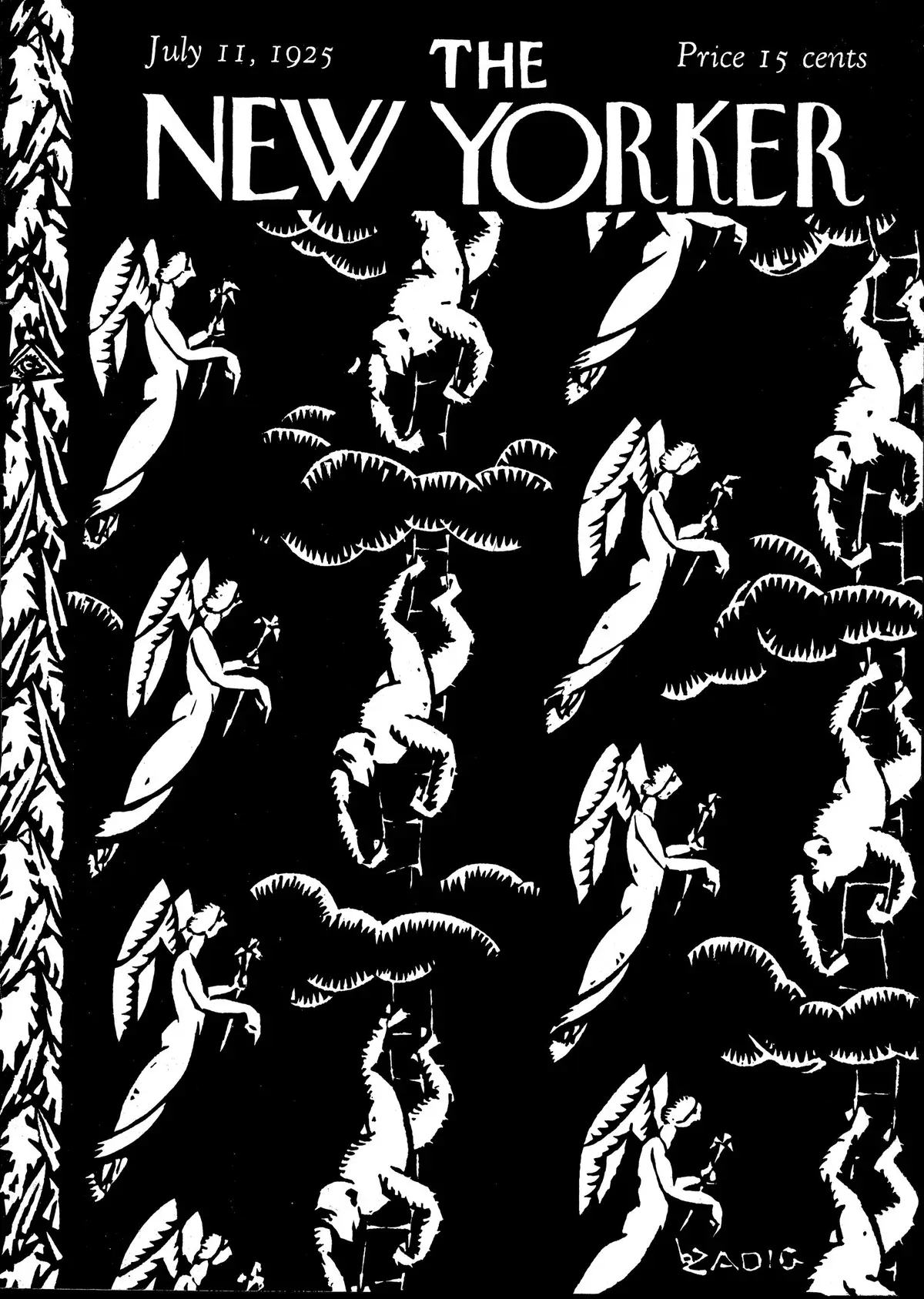 Обложка The New Yorker, 11 июля 1925, художник Бертран Задиг