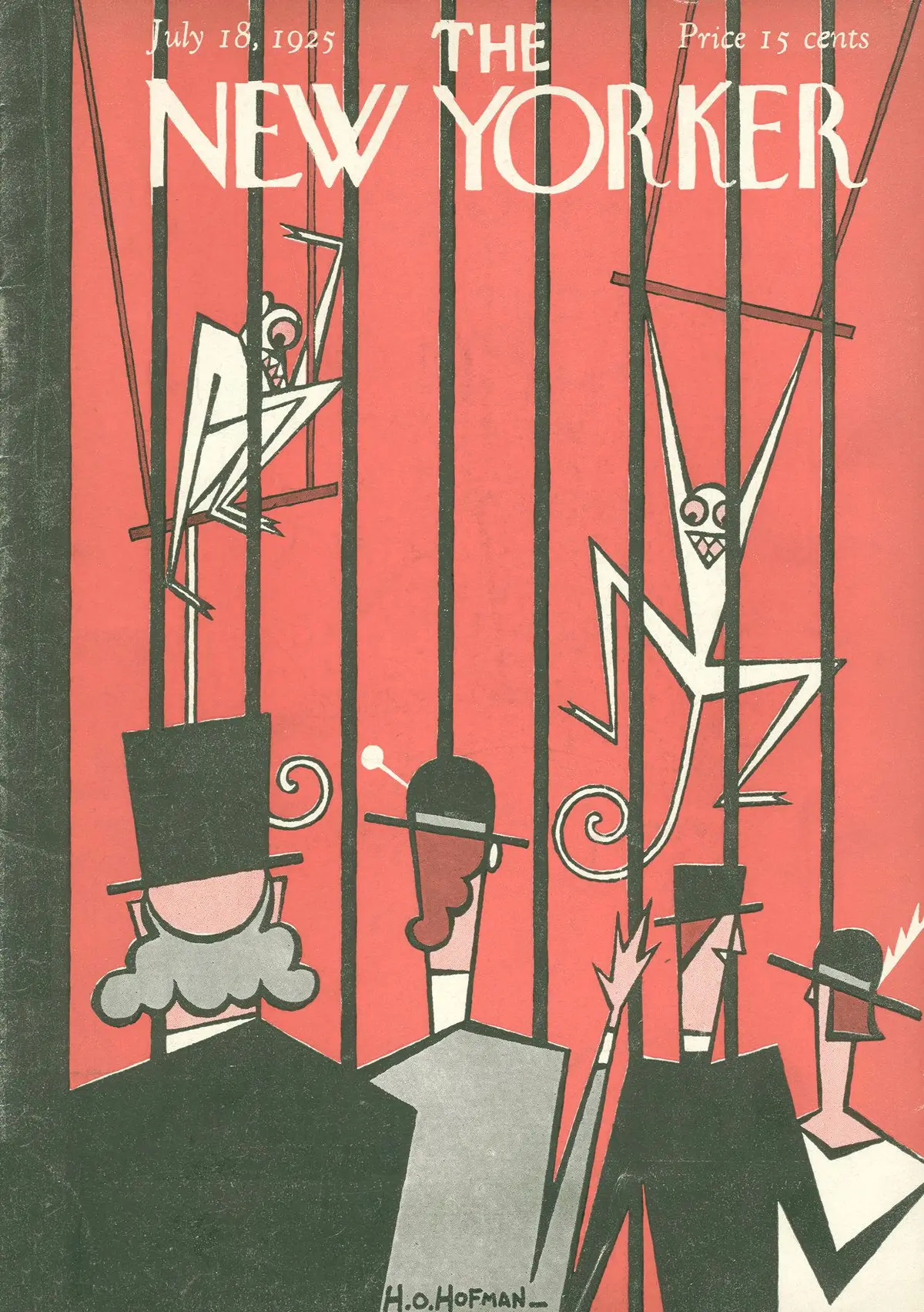 Обложка The New Yorker, 18 июля 1925, художник Х. О. Хофман