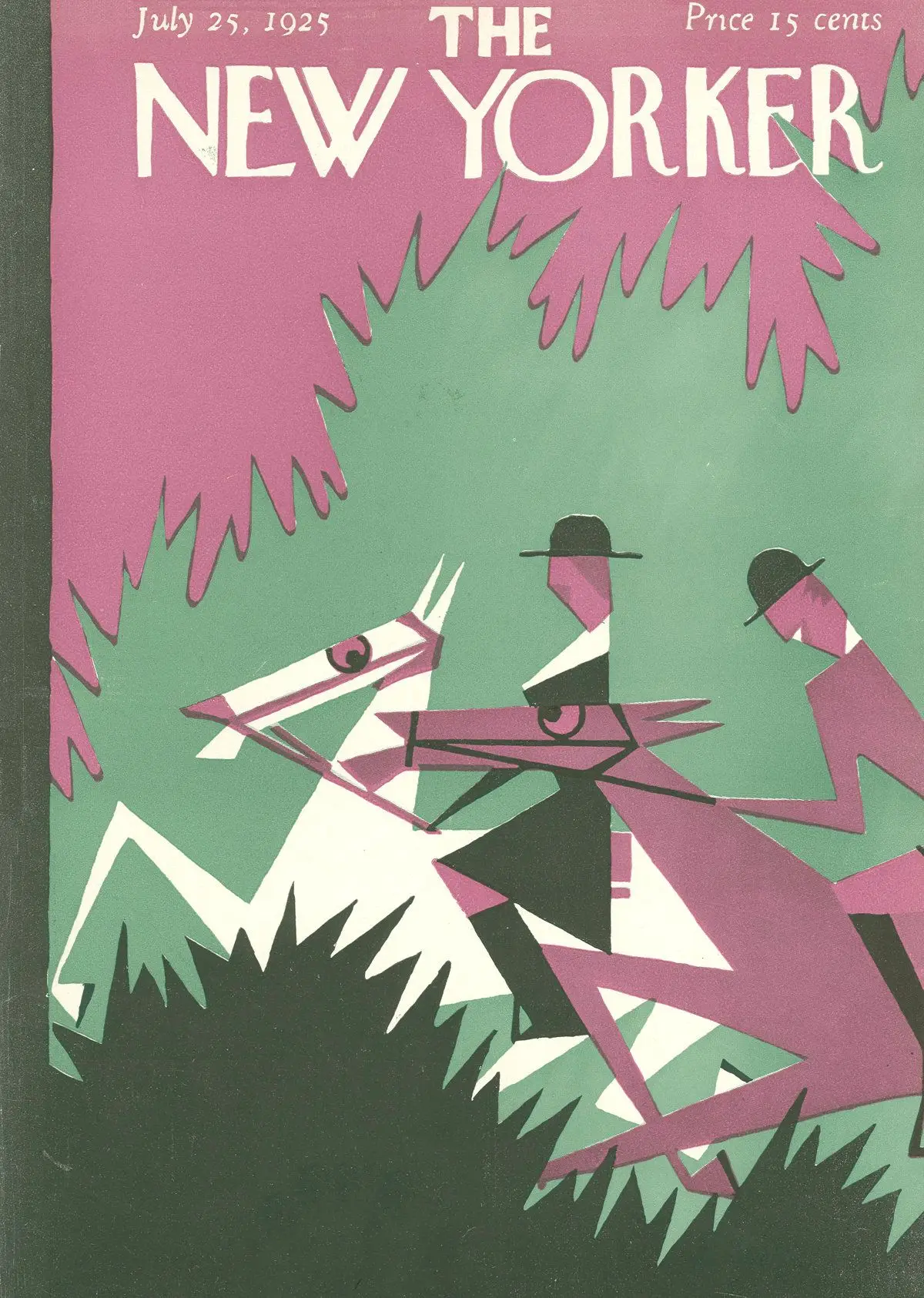 Обложка The New Yorker, 25 июля 1925, художник Х. О. Хофман