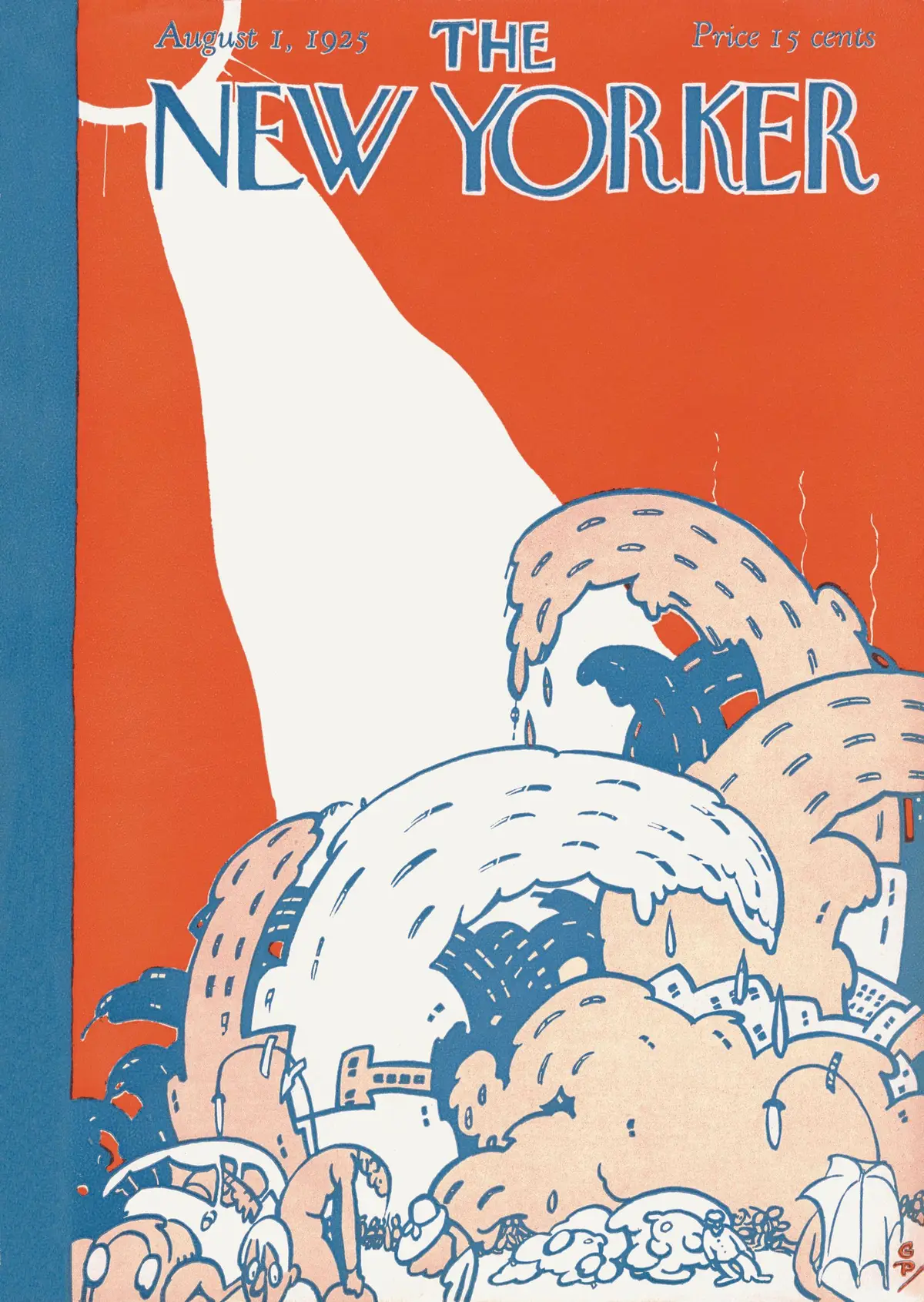 Обложка The New Yorker, 1 августа 1925, художник Гарретт Прайс