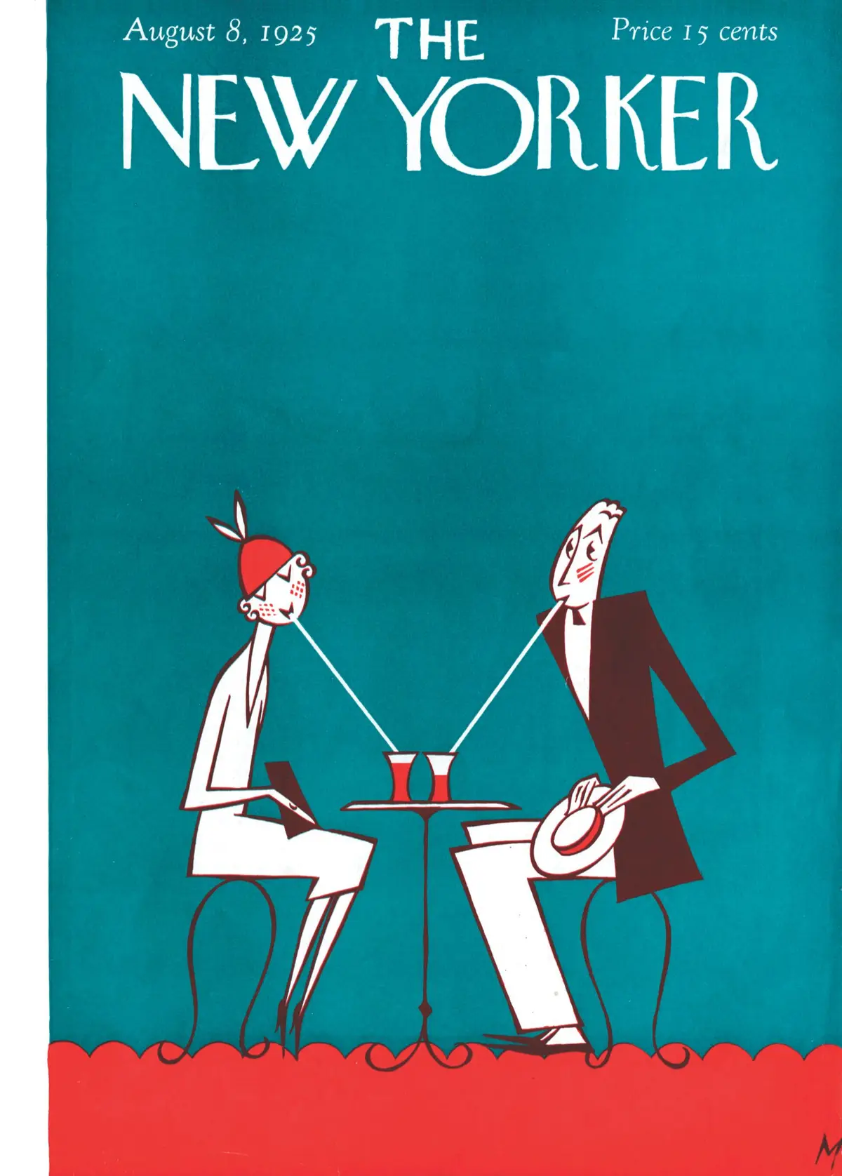 Обложка The New Yorker, 8 августа 1925, художник Джулиан де Миски