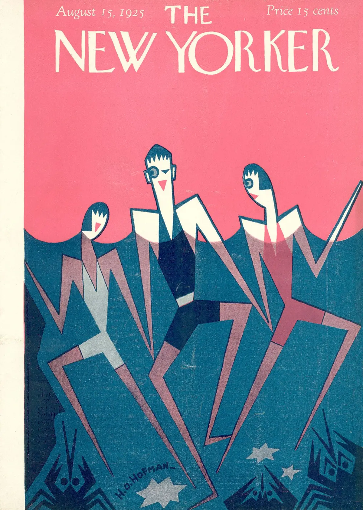 Обложка The New Yorker, 15 августа 1925, художник Х. О. Хофман