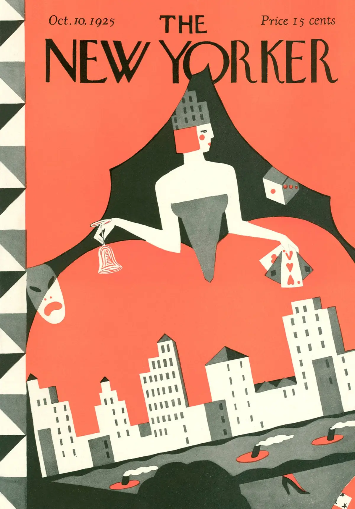 Обложка The New Yorker, 10 октября 1925, художник Илонка Карас