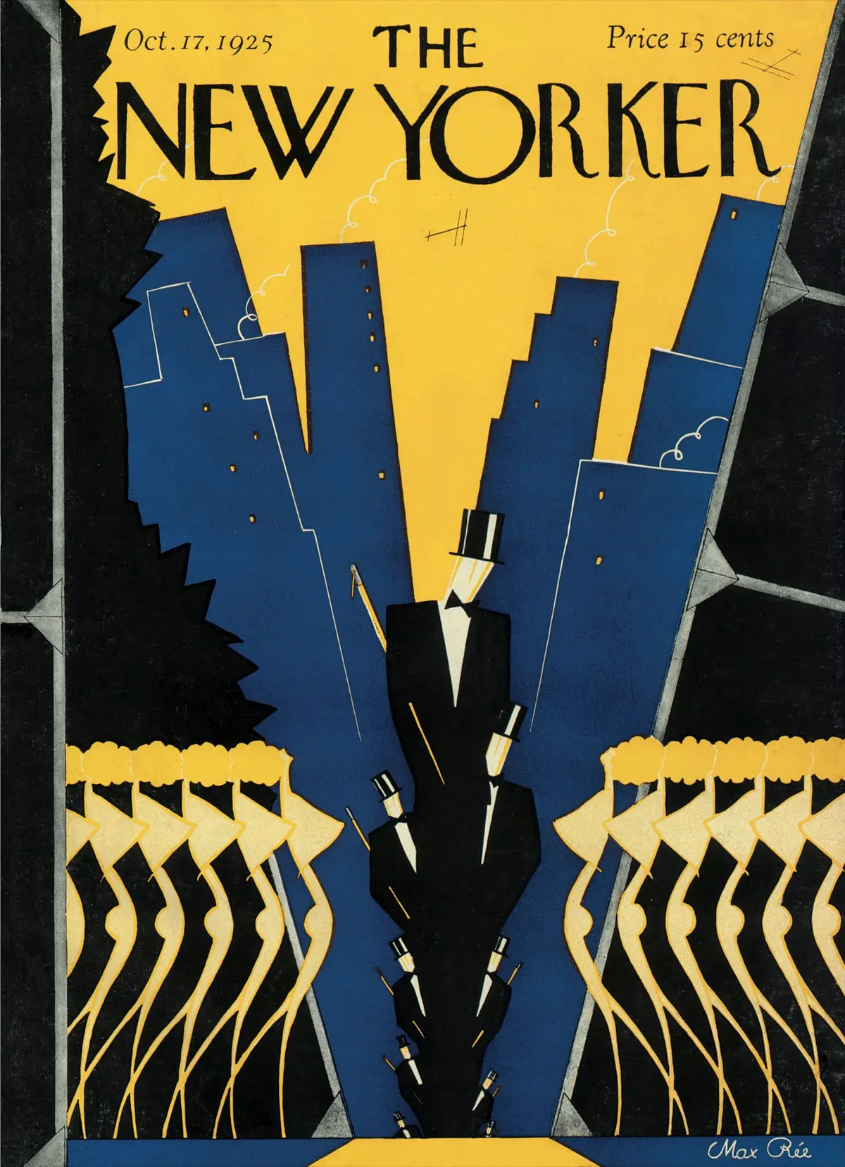 Обложка The New Yorker, 17 октября 1925, художник Макс Ри