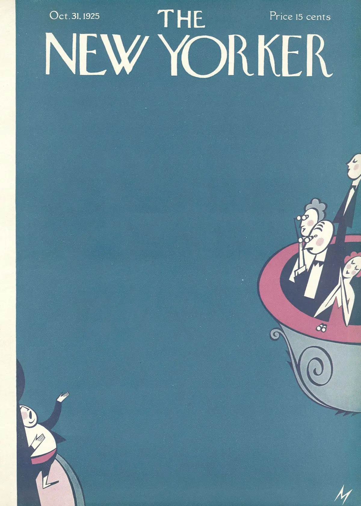 Обложка The New Yorker, 31 октября 1925, художник Джулиан де Миски