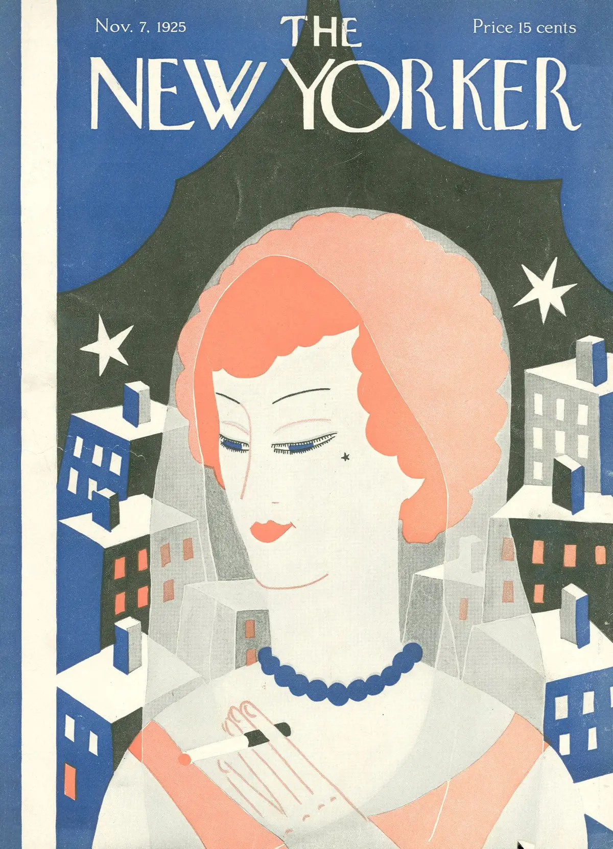 Обложка The New Yorker, 7 ноября 1925, художник Илонка Карас