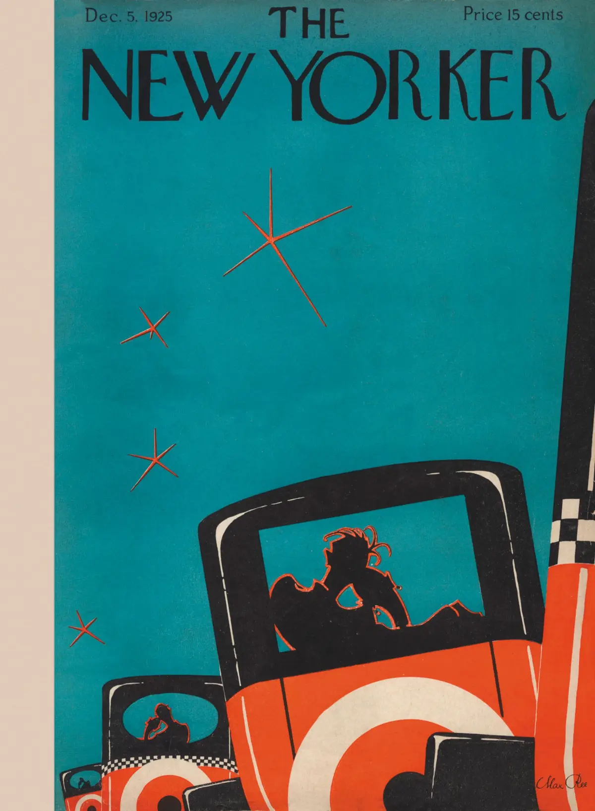 Обложка The New Yorker, 5 декабря 1925, художник Макс Ри