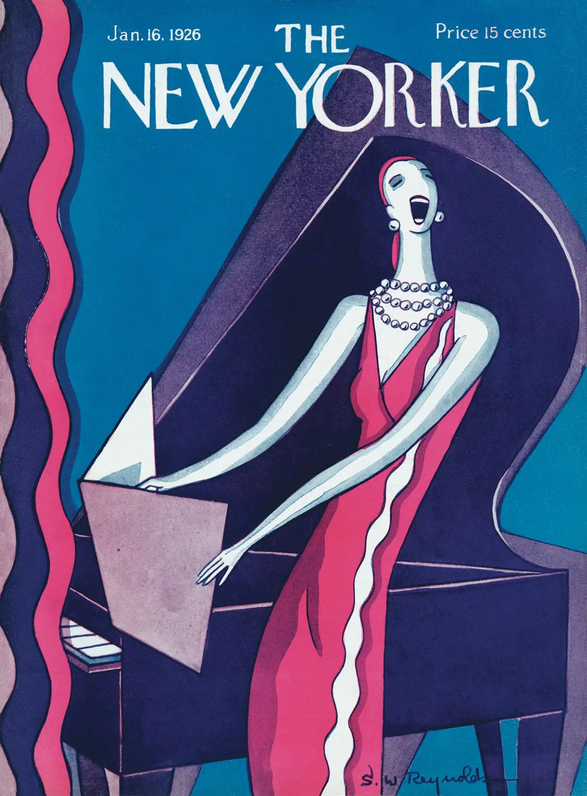 Обложка The New Yorker, 16 января 1926, художник Стэнли У. Рейнольдс