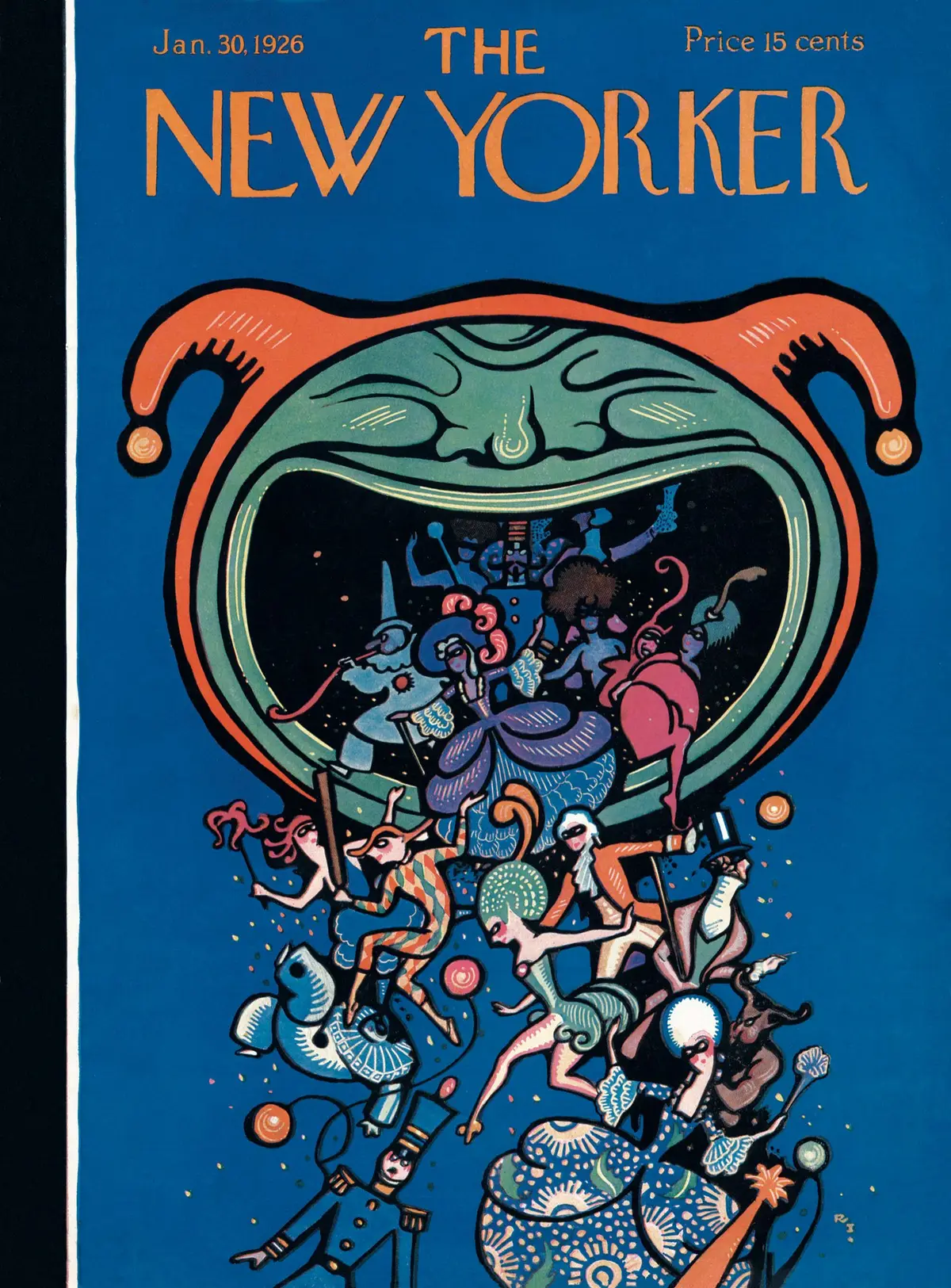 Обложка The New Yorker, 30 января 1926, художник Реа Ирвин