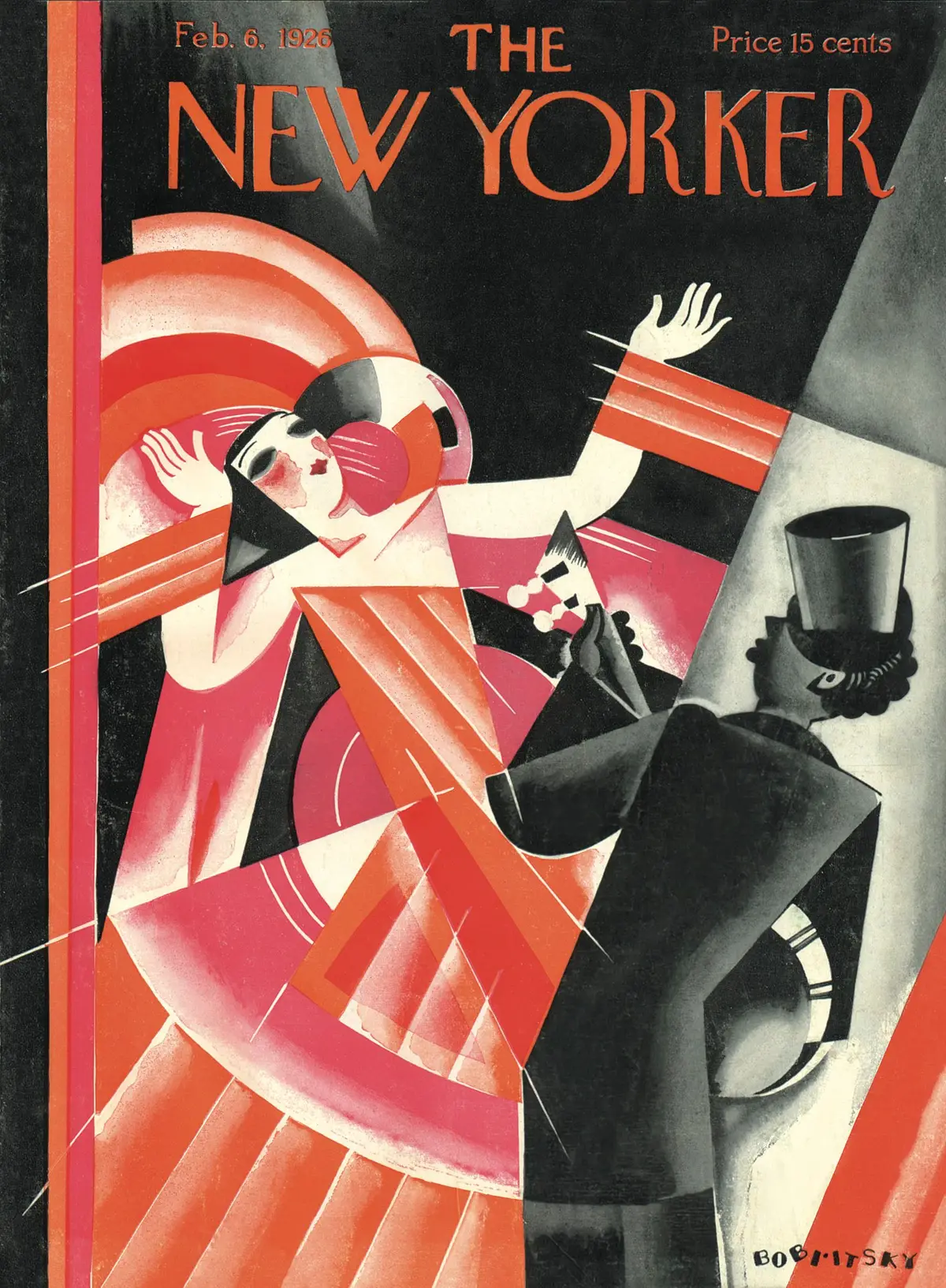 Обложка The New Yorker, 6 февраля 1926, художник Виктор Бобрицкий
