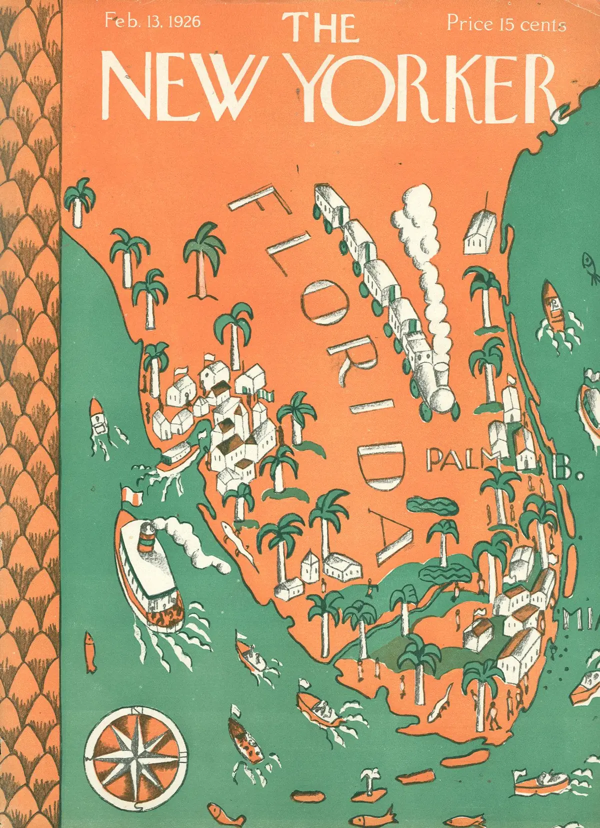 Обложка The New Yorker, 13 февраля 1926, художник Илонка Карас