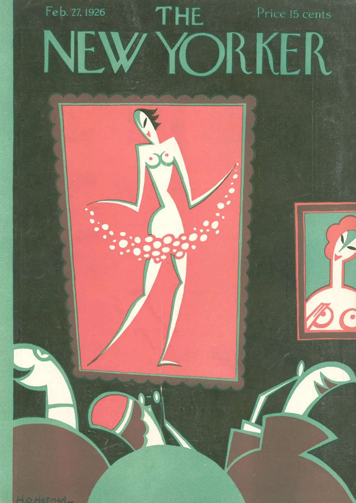 Обложка The New Yorker, 27 февраля 1926, художник Х. О. Хофман