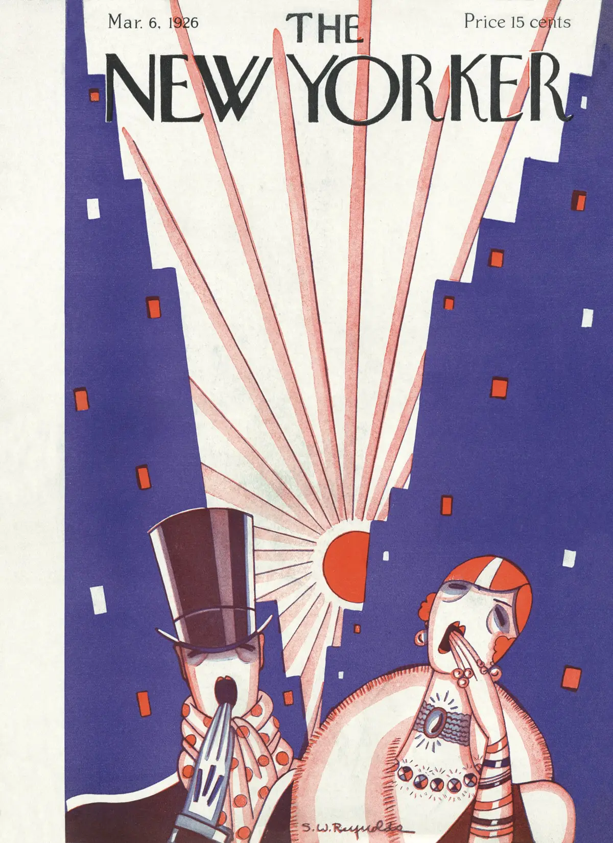 Обложка The New Yorker, 6 марта 1926, художник Стэнли У. Рейнольдс
