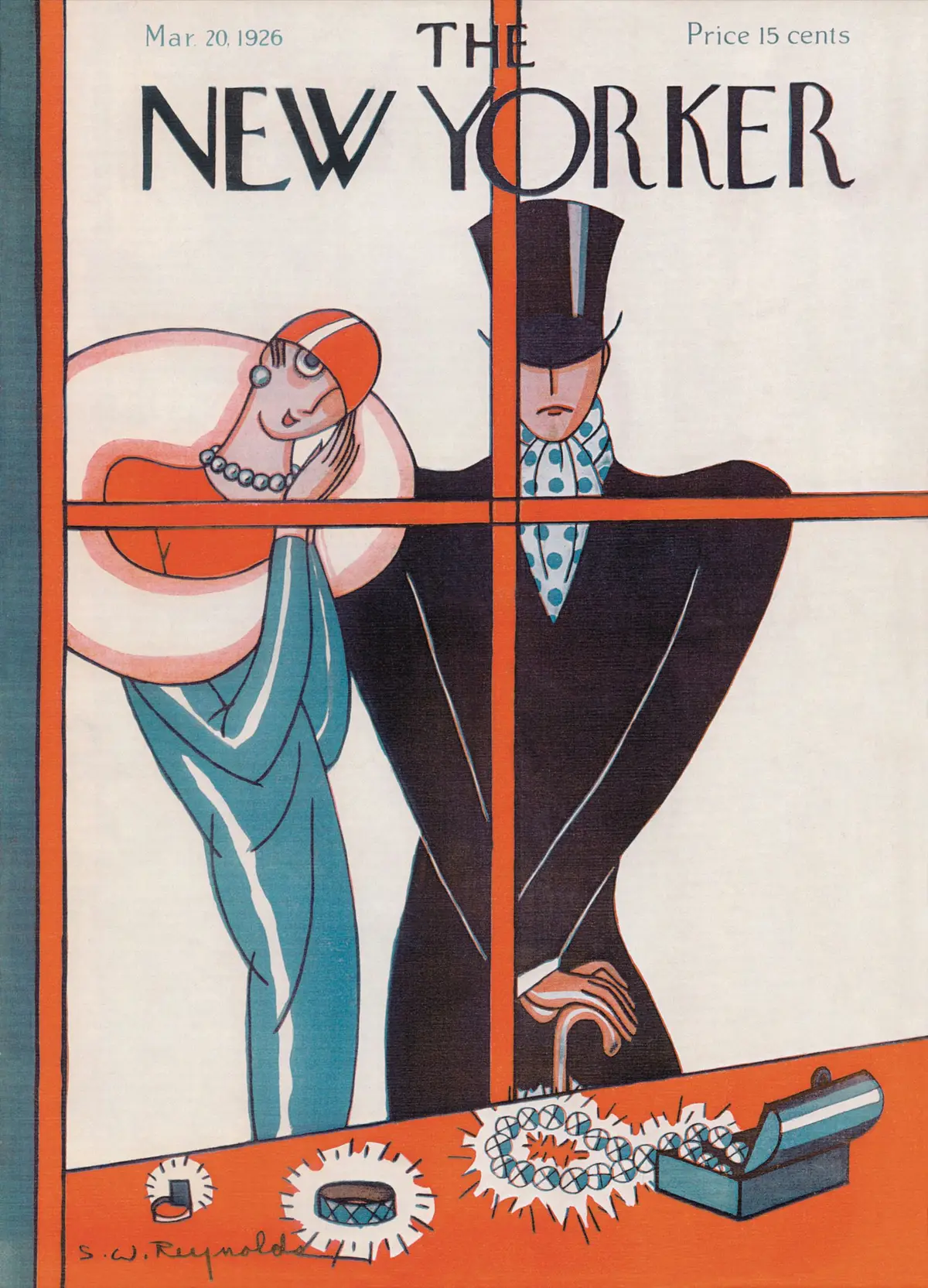 Обложка The New Yorker, 20 марта 1926, художник Стэнли У. Рейнольдс