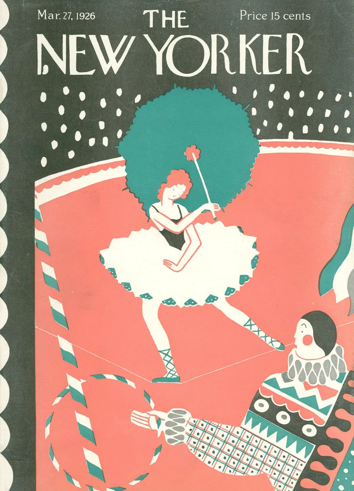 Обложка The New Yorker, 27 марта 1926, художник Илонка Карас
