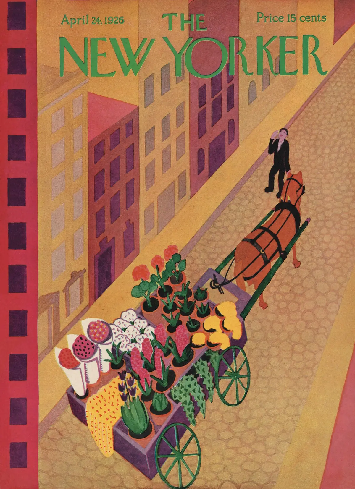 Обложка The New Yorker, 24 апреля 1926, художник Илонка Карас