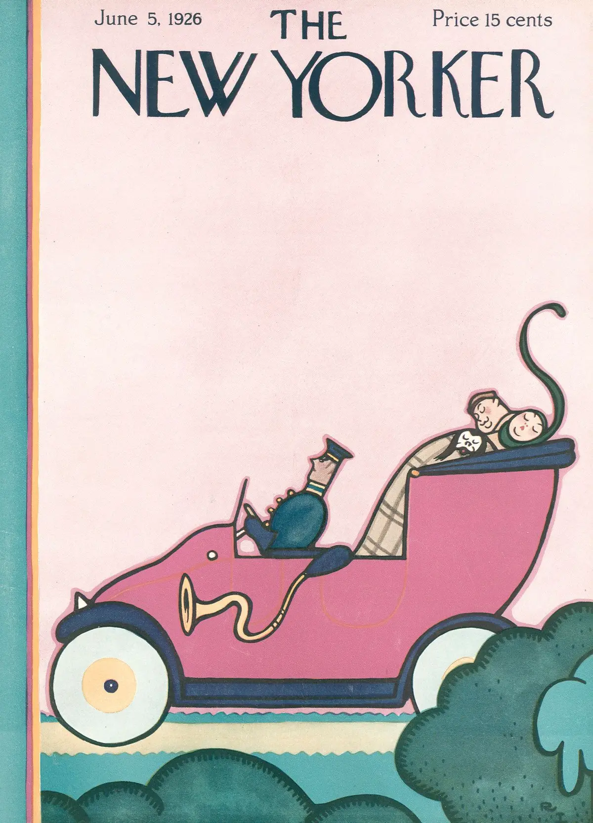 Обложка The New Yorker, 5 июня 1926, художник Реа Ирвин
