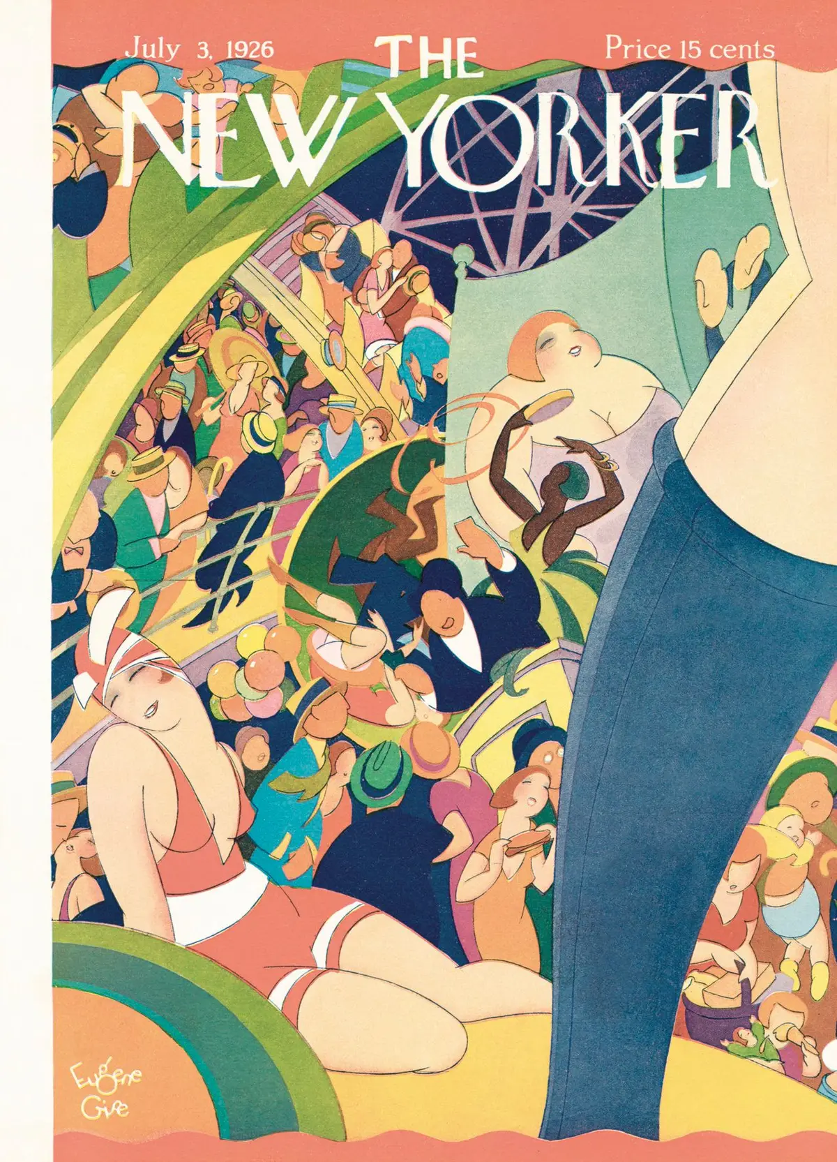 Обложка The New Yorker, 3 июля 1926, художник Юджин Гайз