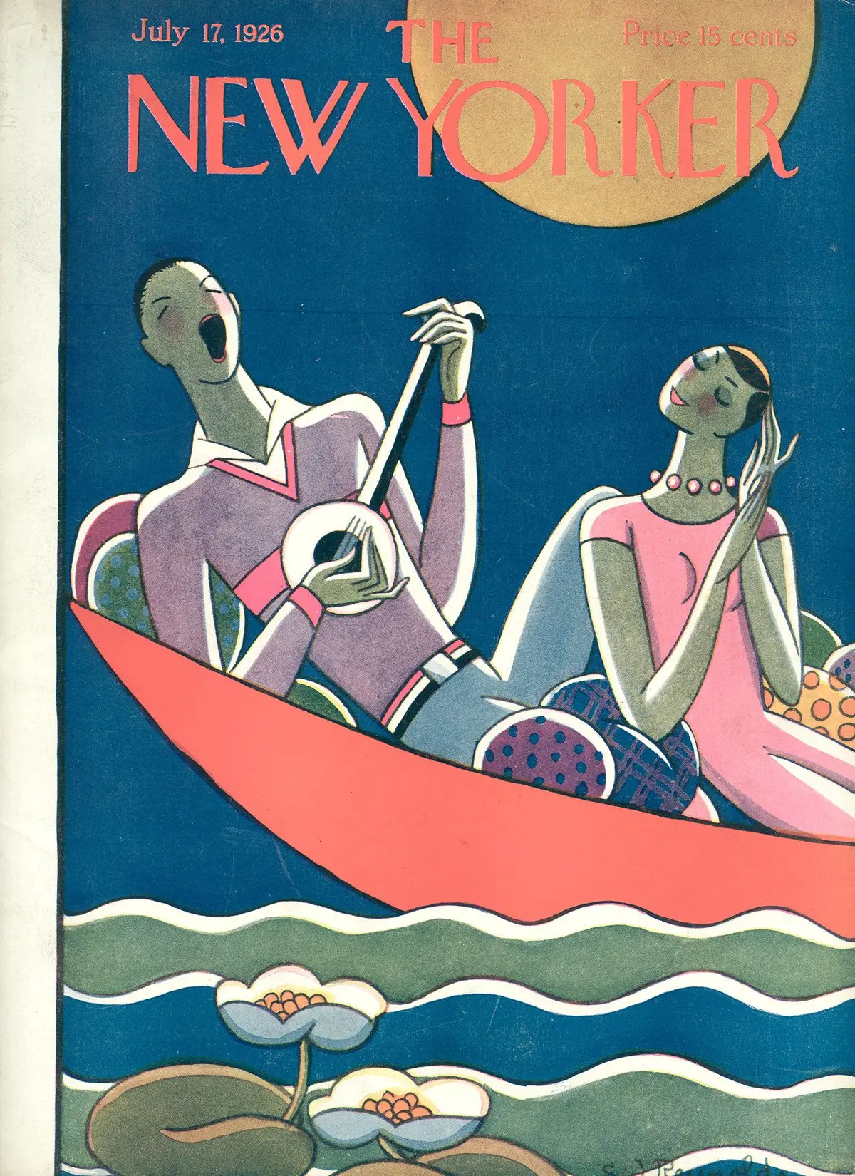 Обложка The New Yorker, 17 июля 1926, художник Стэнли У. Рейнольдс