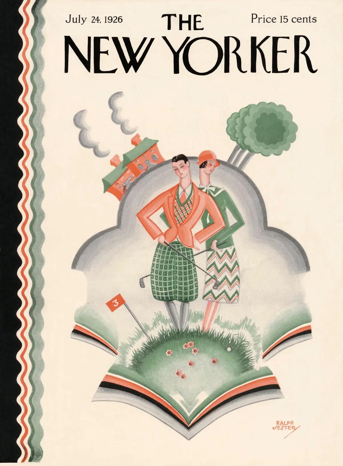 Обложка The New Yorker, 24 июля 1926, художник Ральф Джестер