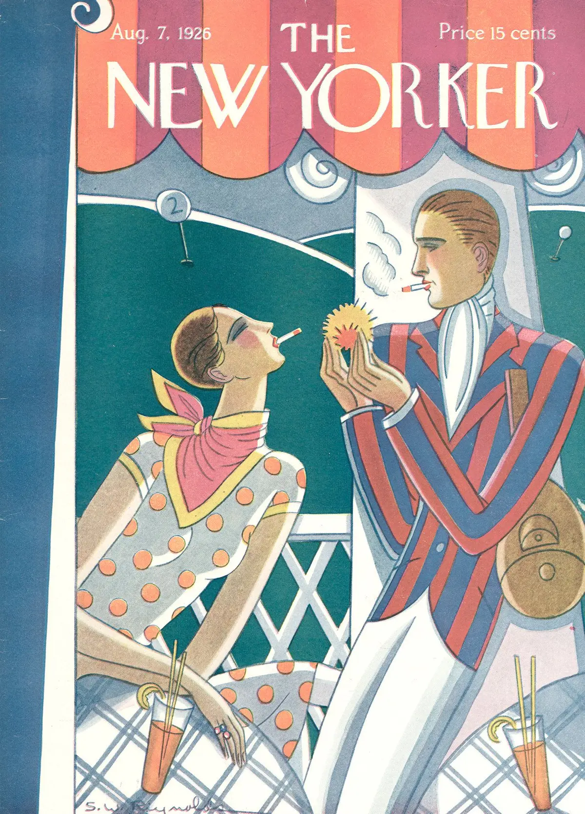 Обложка The New Yorker, 7 августа 1926, художник Стэнли У. Рейнольдс