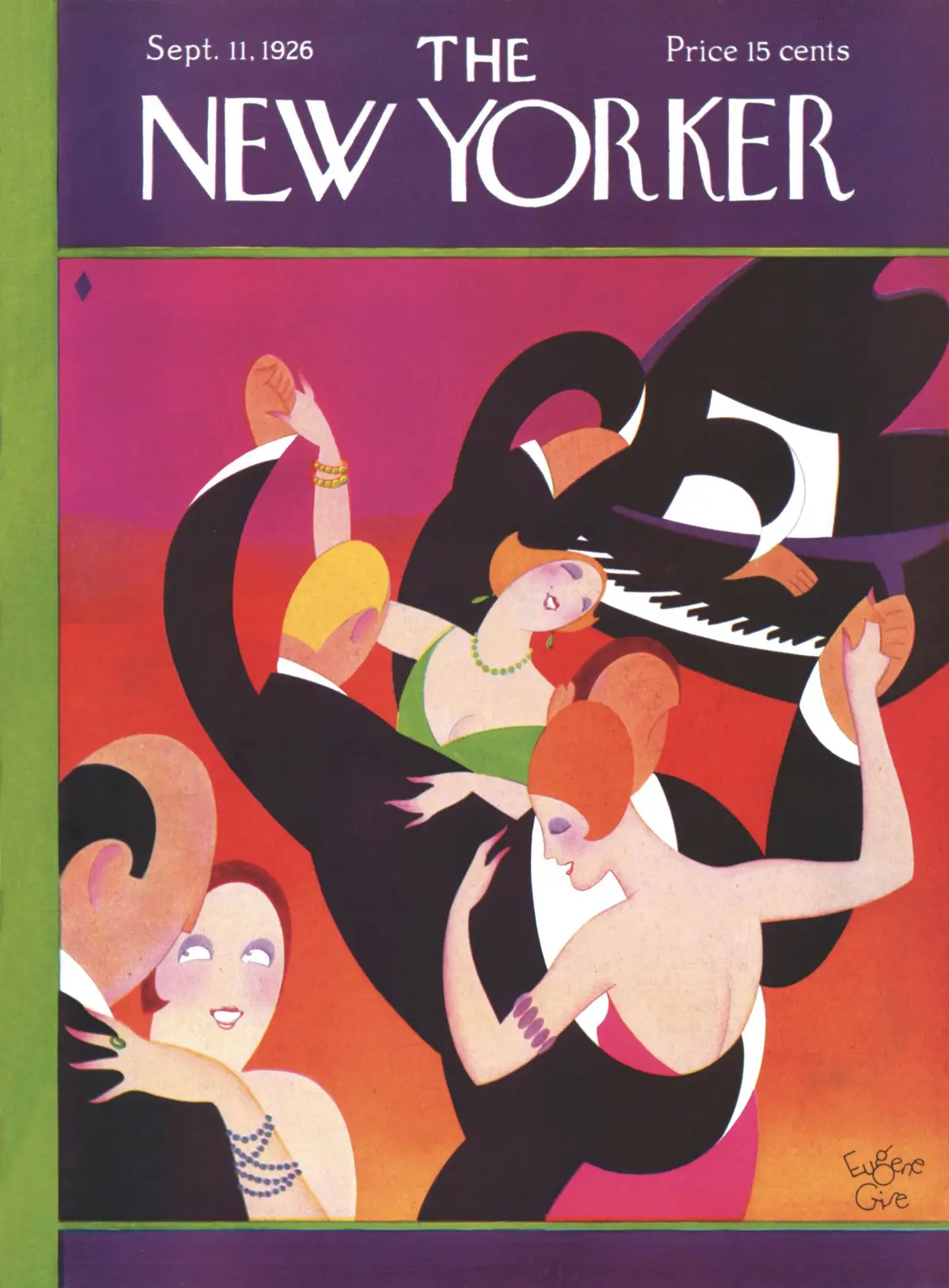 Обложка The New Yorker, 11 сентября 1926, художник Юджин Гайз