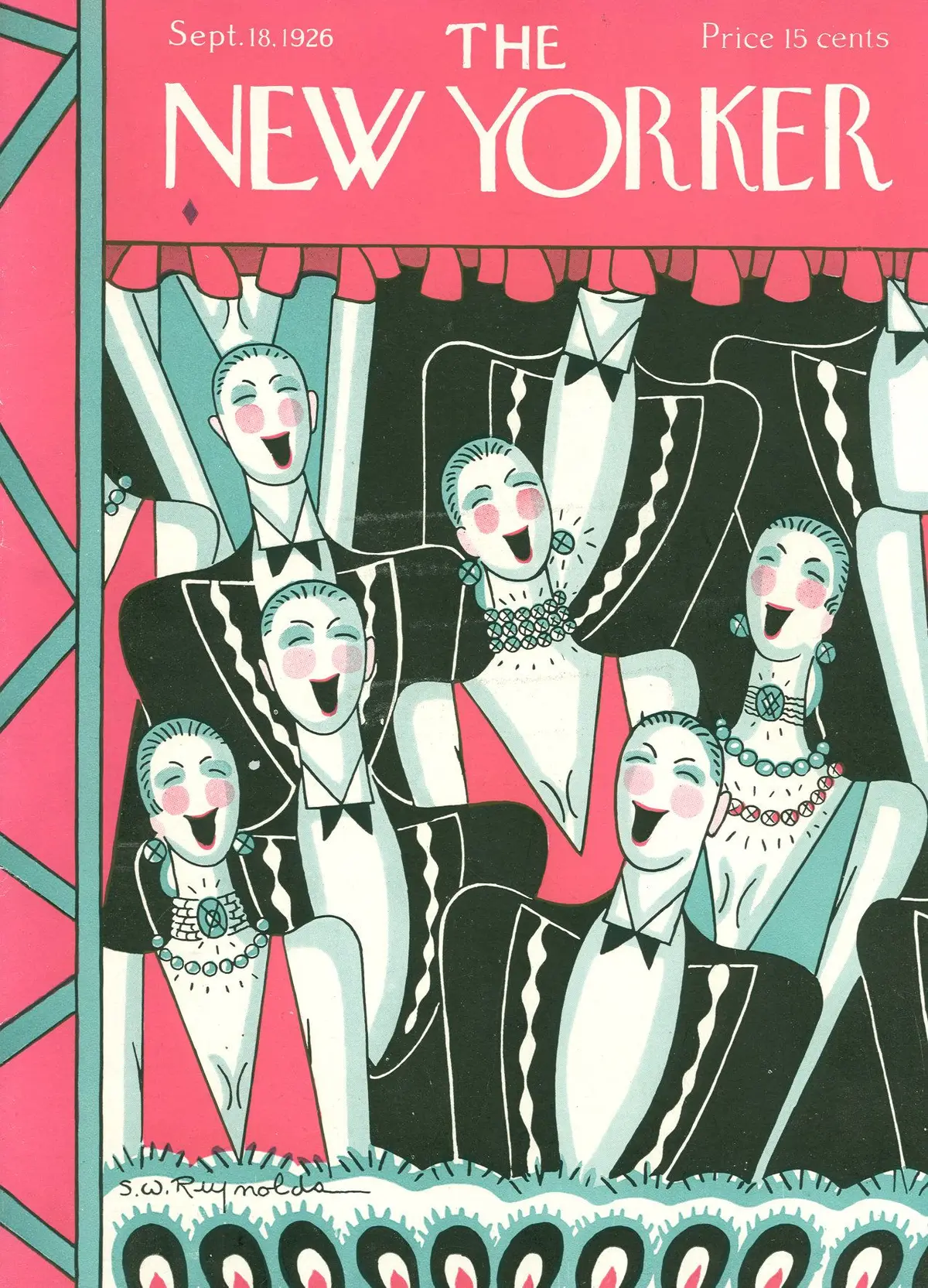 Обложка The New Yorker, 18 сентября 1926, художник Стэнли У. Рейнольдс