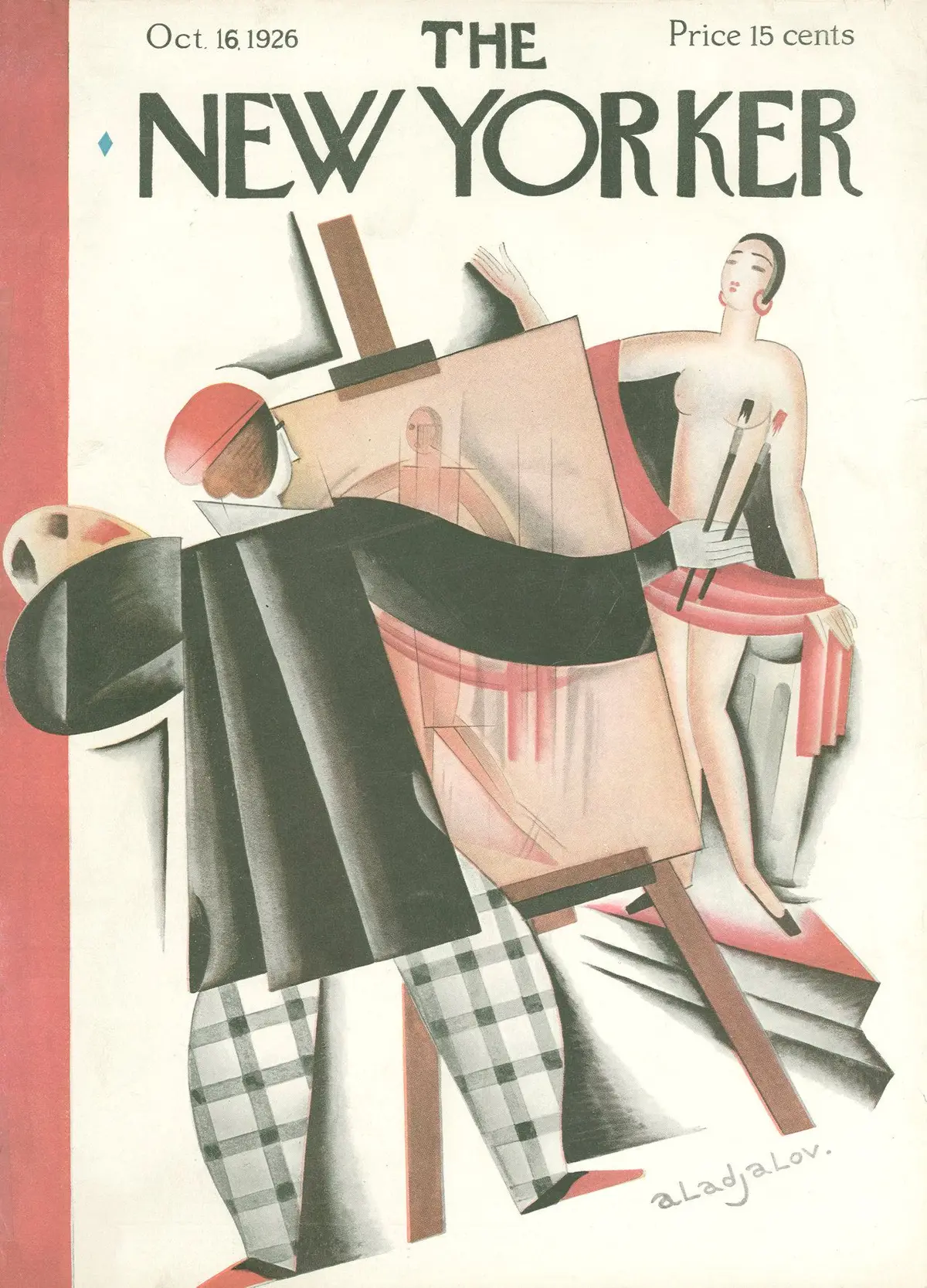 Обложка The New Yorker, 16 октября 1926, художник Константин Алажалов