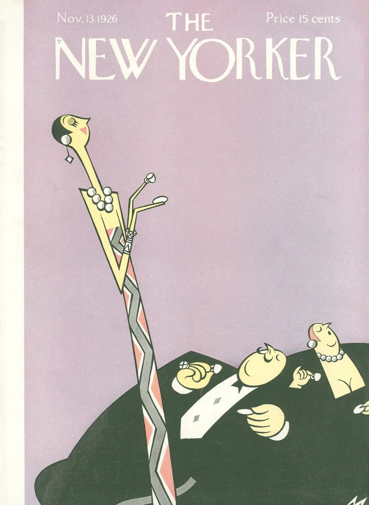 Обложка The New Yorker, 13 ноября 1926, художник Джулиан де Миски