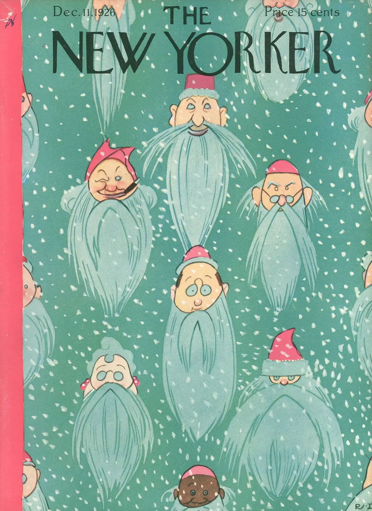 Обложка The New Yorker, 11 декабря 1926, художник Реа Ирвин