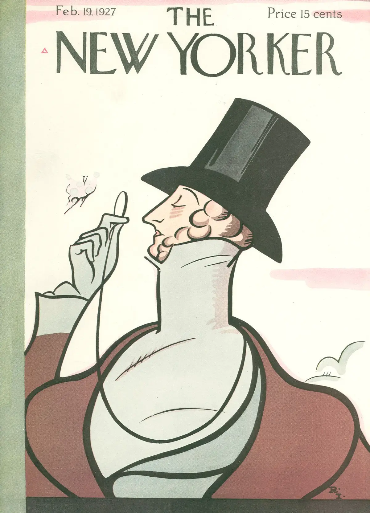 Обложка The New Yorker, 19 февраля 1927, художник Реа Ирвин