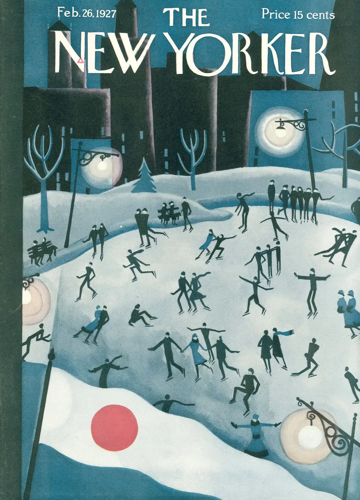 Обложка The New Yorker, 26 февраля 1927, художник Илонка Карас