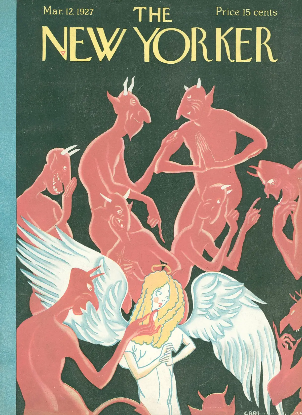 Обложка The New Yorker, 12 марта 1927, художник Карл Роуз