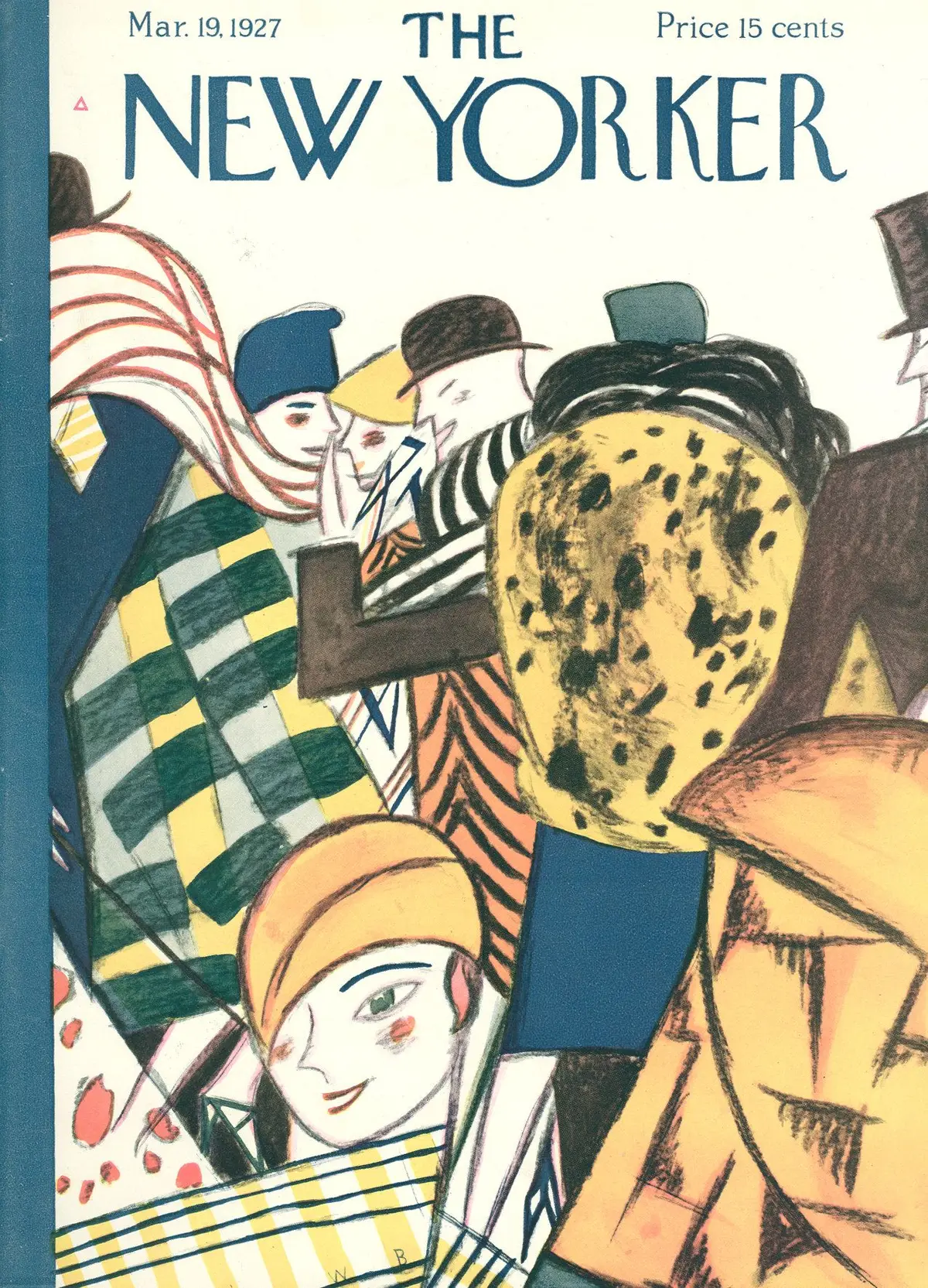 Обложка The New Yorker, 19 марта 1927, художник В. Бётлинг