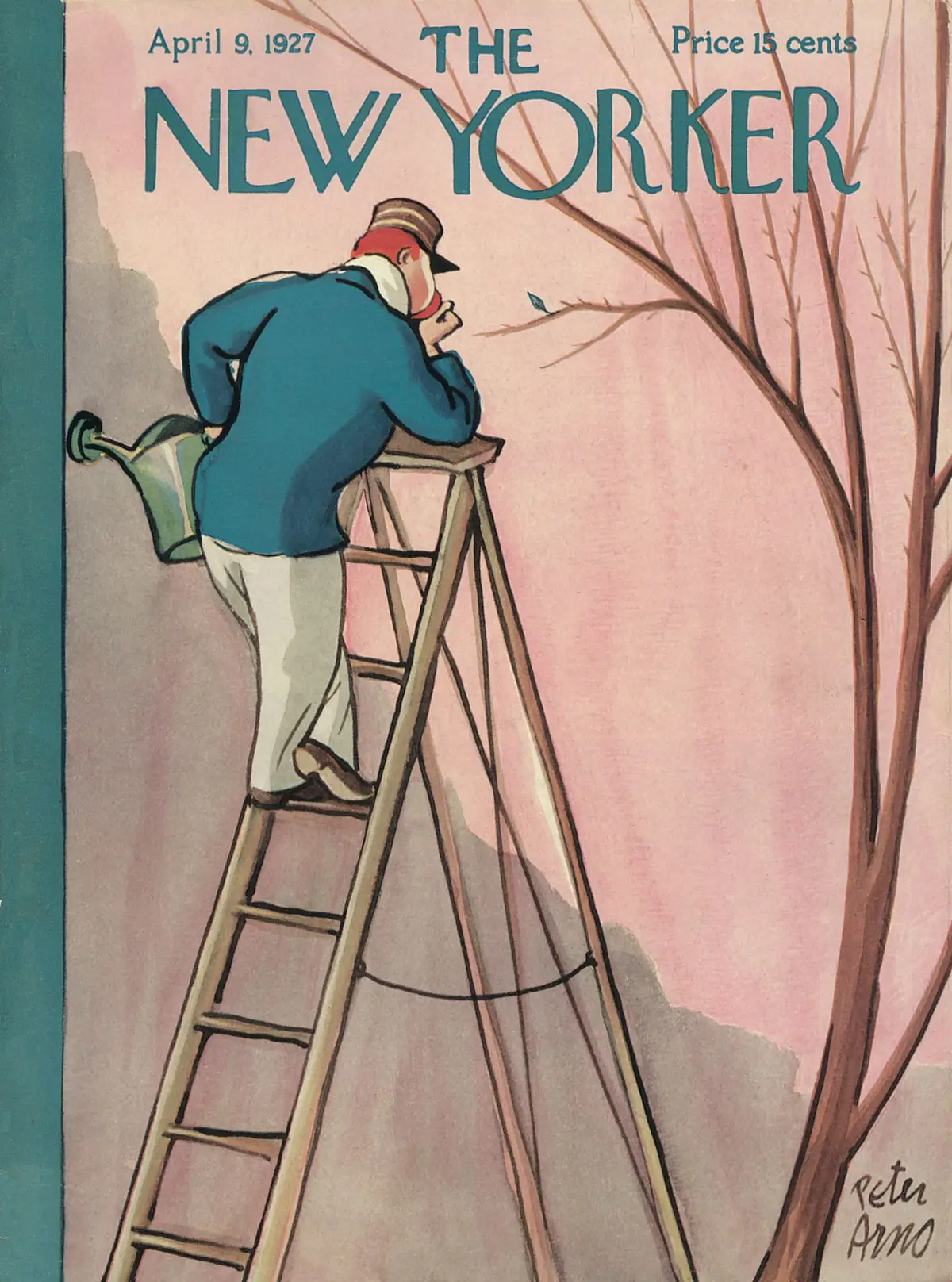 Обложка The New Yorker, 9 апреля 1927, художник Питер Арно