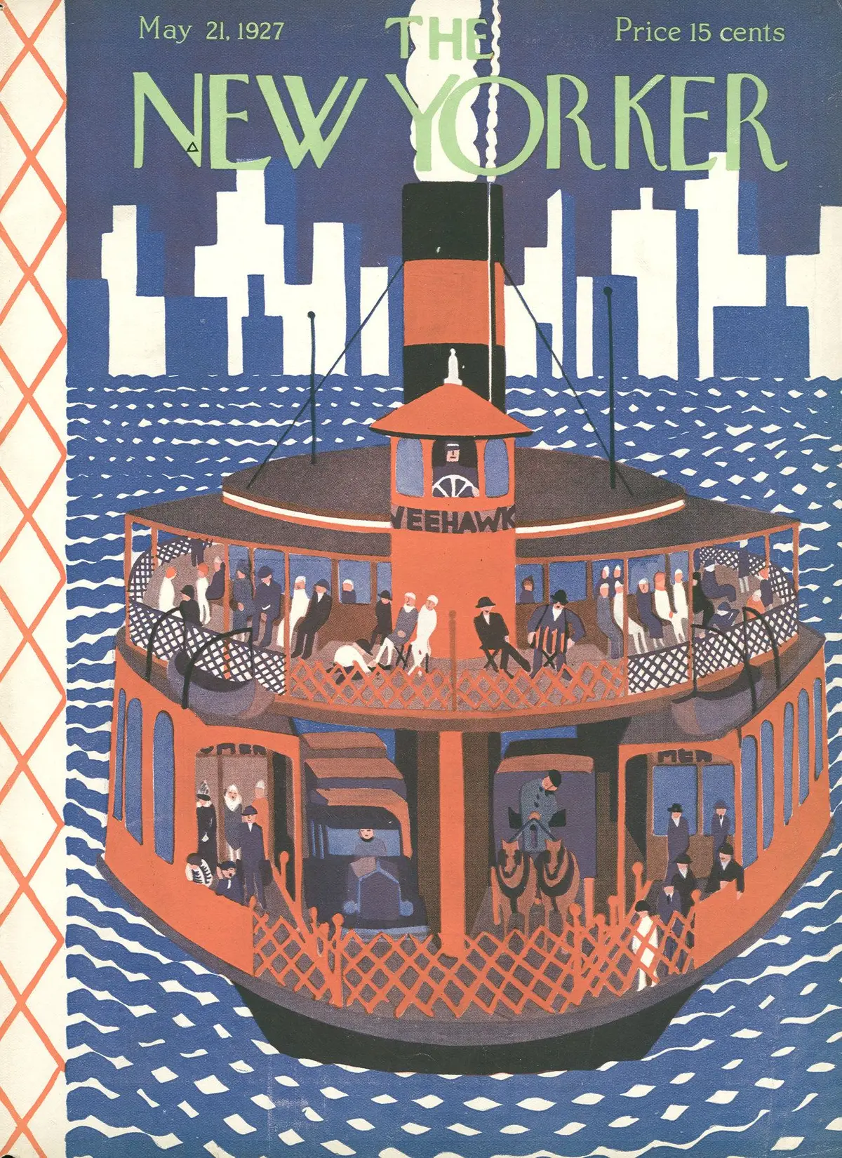 Обложка The New Yorker, 21 мая 1927, художник Илонка Карас
