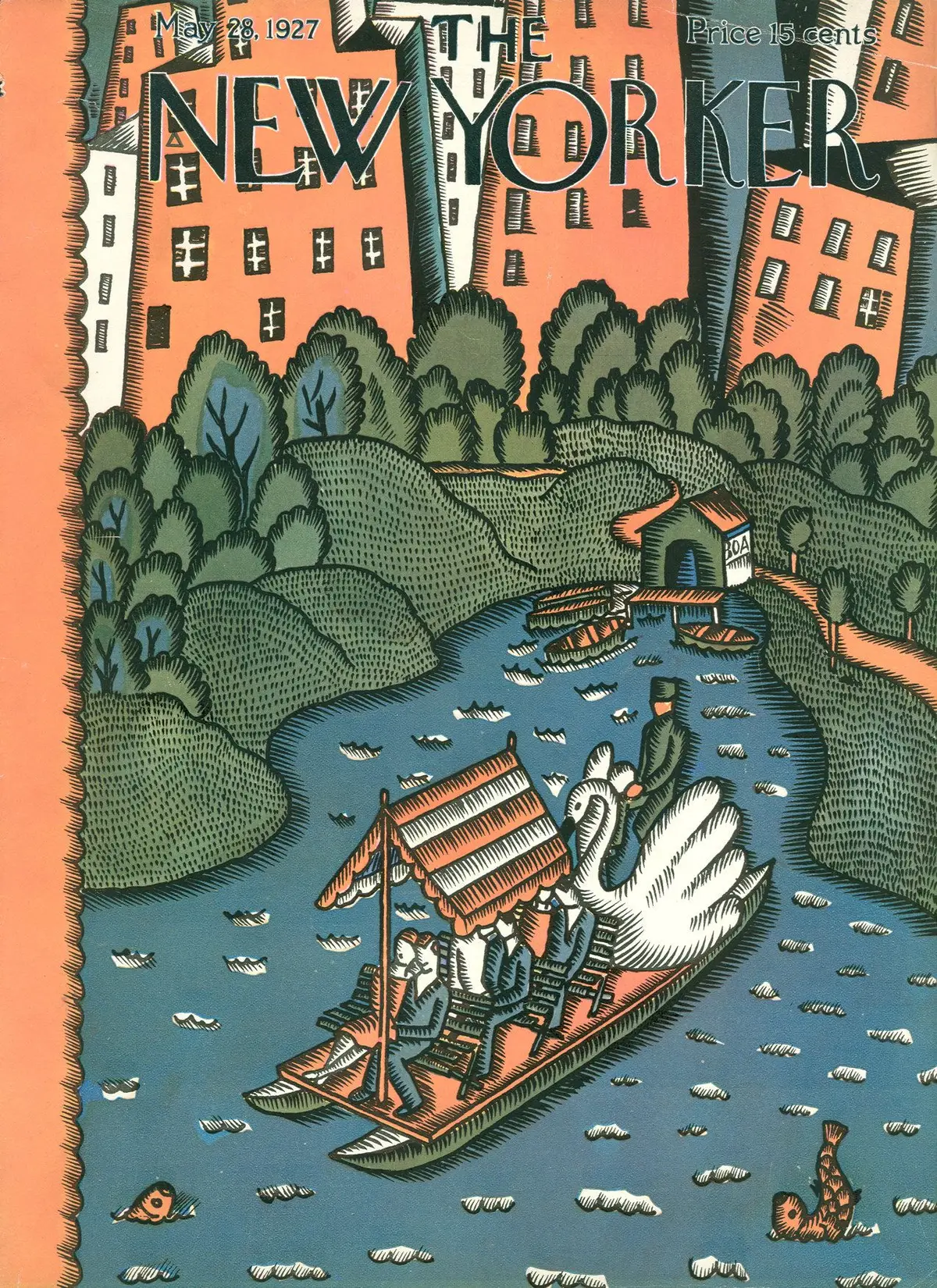 Обложка The New Yorker, 28 мая 1927, художник Илонка Карас