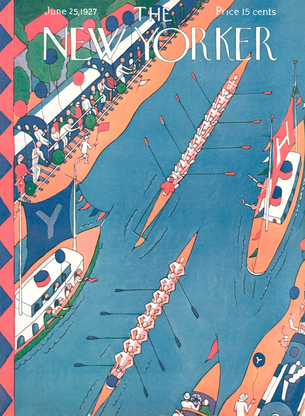 Обложка The New Yorker, 25 июня 1927, художник Илонка Карас