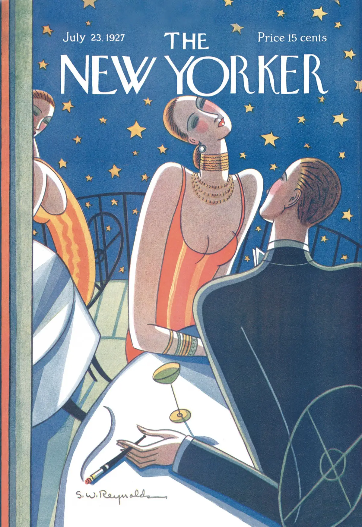 Обложка The New Yorker, 23 июля 1927, художник Стэнли У. Рейнольдс