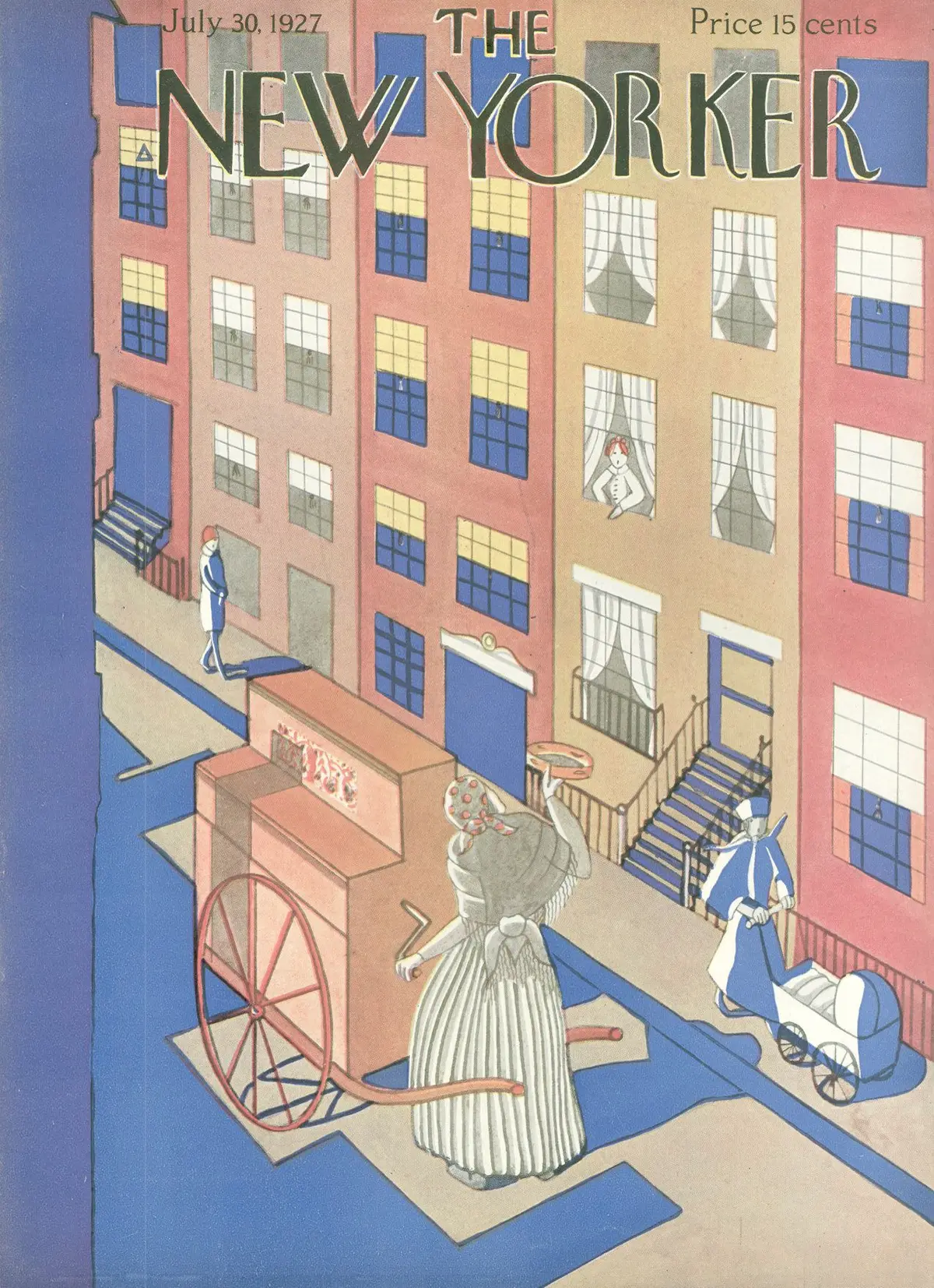 Обложка The New Yorker, 30 июля 1927, художник Илонка Карас