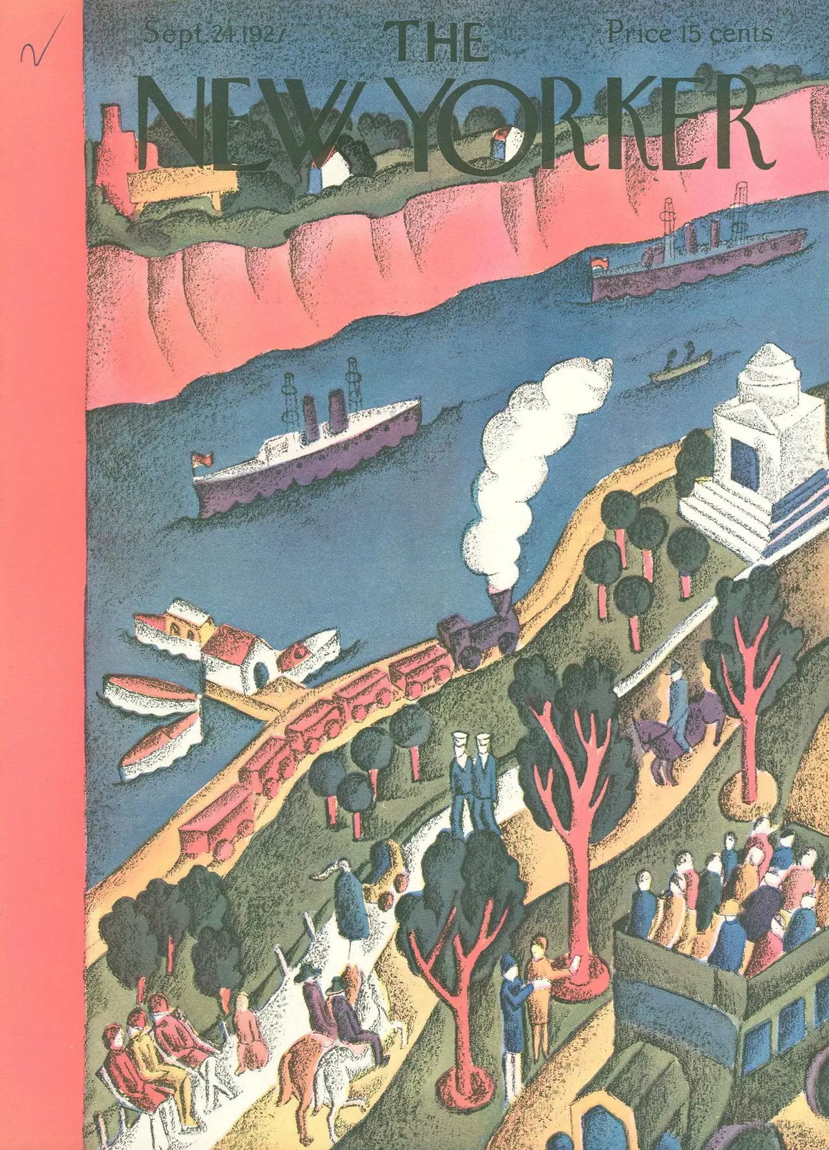 Обложка The New Yorker, 24 сентября 1927, художник Илонка Карас