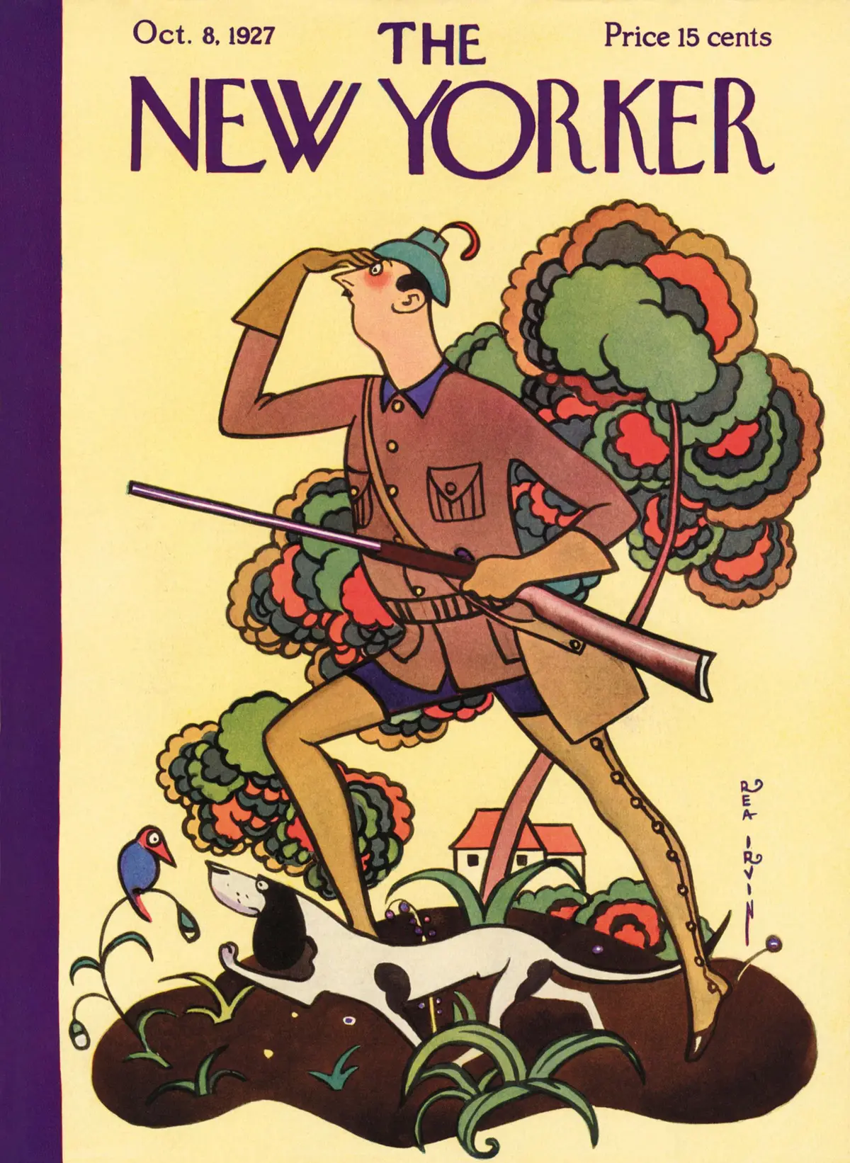 Обложка The New Yorker, 8 октября 1927, художник Реа Ирвин