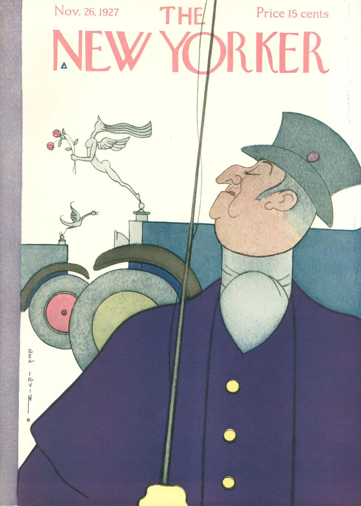 Обложка The New Yorker, 26 ноября 1927, художник Реа Ирвин